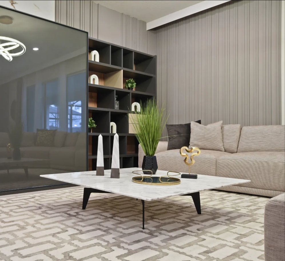 Guest-focused hospitality living room